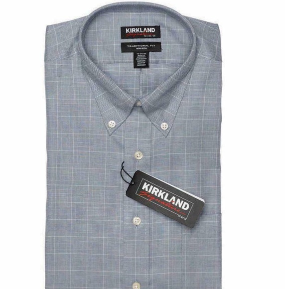kirkland traditional fit dress shirt